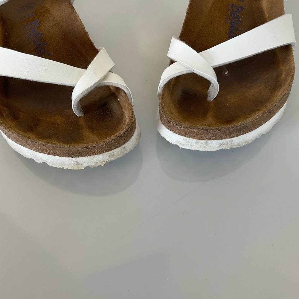 Birkenstock white sandals - Picture 3 of 10